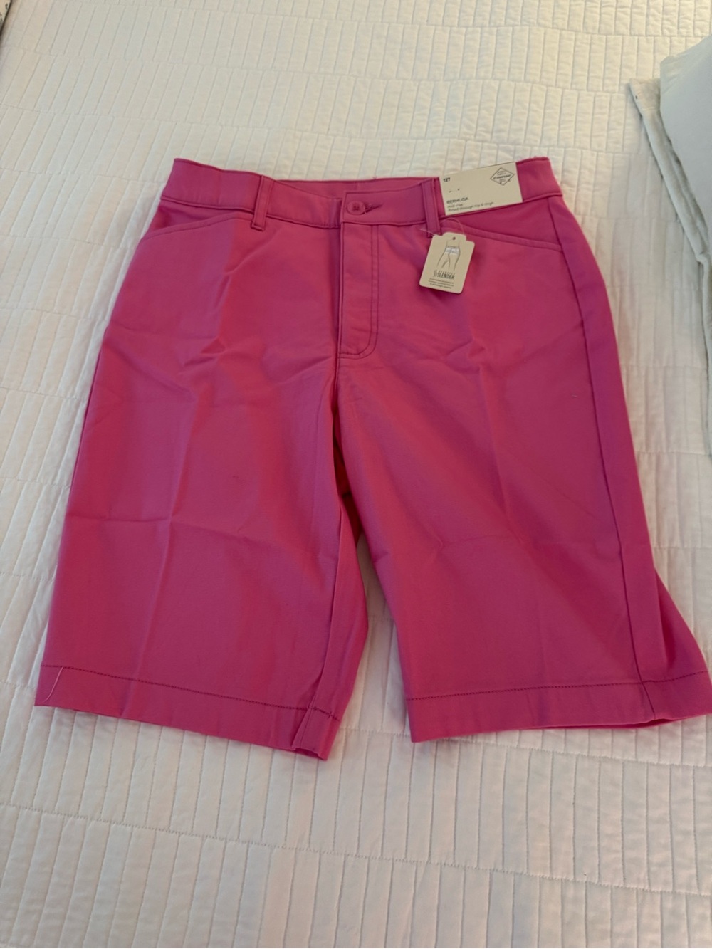 St. John's Bay Hot Pink Bermuda Shorts